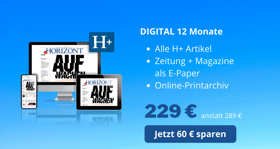 HORIZONT Digital 12 Monate für 229 €