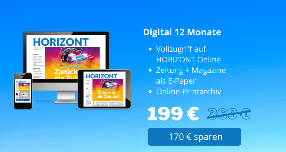 HORIZONT Digital 12 Monate für nur 199 €