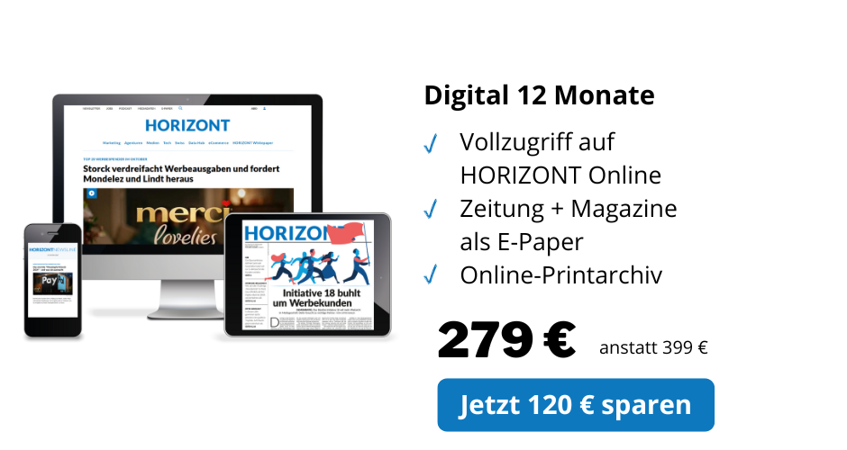HORIZONT Digital 12 Monate für nur 279 €